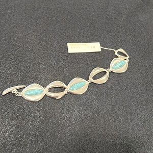 NWT Etienne Aigner diver & turquoise bracelet.
